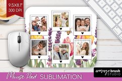 Wildflowers Photo Mouse Pad PNG - Floral Picture Frame Mouse Product Image 1
