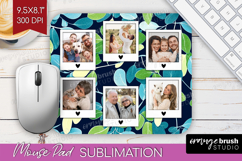 Eucalyptus Photo Mouse Pad PNG - Botanical Picture Frame Pad Product Image 1