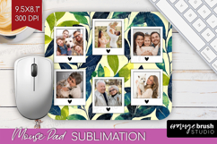 Eucalyptus Photo Mouse Pad PNG - Botanical Picture Frame Pad Product Image 1
