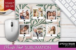 Flowers Photo Mouse Pad PNG - Vintage Floral Picture Frame Product Image 1