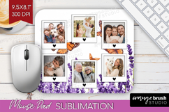 Wildflowers Photo Mouse Pad PNG - Summer Flowers Picture Pad Product Image 1