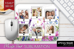 Wildflowers Photo Mouse Pad PNG - Summer Flowers Picture Pad Product Image 1