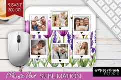 Wildflowers Photo Mouse Pad PNG - Summer Flowers Picture Pad Product Image 1