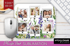 Wildflowers Photo Mouse Pad PNG - Summer Flowers Picture Pad Product Image 1