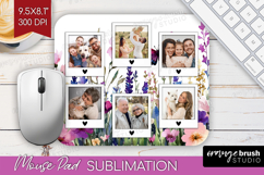 Wildflowers Photo Mouse Pad PNG - Summer Flowers Picture Pad Product Image 1