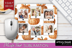 Pumpkun Photo Mouse Pad PNG - Fall Picture Frame Mouse Pad Product Image 1