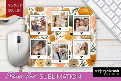 Pumpkun Photo Mouse Pad PNG - Fall Picture Frame Mouse Pad Product Image 1