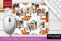 Pumpkun Photo Mouse Pad PNG - Fall Picture Frame Mouse Pad Product Image 1