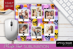 Halloween Photo Mouse Pad PNG - Spooky Picture Frame Mouse Product Image 1