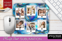 Pearl Photo Mouse Pad PNG - Pearl Texture Picture Frame Pad Product Image 1