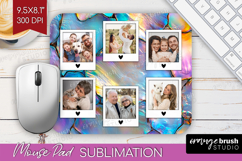 Pearl Photo Mouse Pad PNG - Pearl Texture Picture Frame Pad Product Image 1