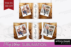 Animal Print Photo Mug Wrap PNG - Wild Animal Picture Frame Product Image 1