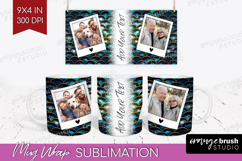 Animal Print Photo Mug Wrap PNG - Wild Animal Picture Frame Product Image 1
