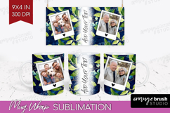 Eucalyptus Photo Mug Wrap PNG - Botanical Picture Frame Mug Product Image 1