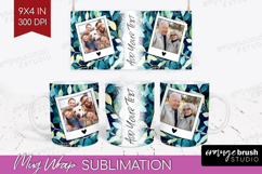 Eucalyptus Photo Mug Wrap PNG - Botanical Picture Frame Mug Product Image 1