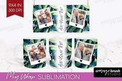 Eucalyptus Photo Mug Wrap PNG - Botanical Picture Frame Mug Product Image 1
