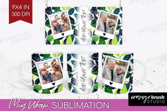 Eucalyptus Photo Mug Wrap PNG - Botanical Picture Frame Mug Product Image 1