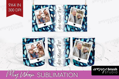 Eucalyptus Photo Mug Wrap PNG - Botanical Picture Frame Mug Product Image 1