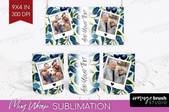 Eucalyptus Photo Mug Wrap PNG - Botanical Picture Frame Mug Product Image 1