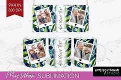 Eucalyptus Photo Mug Wrap PNG - Botanical Picture Frame Mug Product Image 1