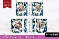 Eucalyptus Photo Mug Wrap PNG - Botanical Picture Frame Mug Product Image 1
