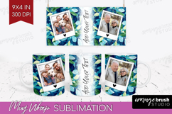 Eucalyptus Photo Mug Wrap PNG - Botanical Picture Frame Mug Product Image 1
