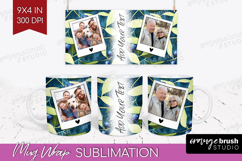 Eucalyptus Photo Mug Wrap PNG - Botanical Picture Frame Mug Product Image 1