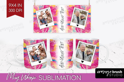 Brush Stroke Photo Mug Wrap PNG - Abstract Texture Picture Product Image 1