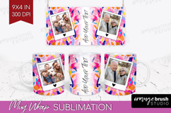 Brush Stroke Photo Mug Wrap PNG - Abstract Texture Picture Product Image 1