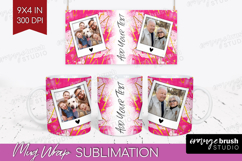 Brush Stroke Photo Mug Wrap PNG - Abstract Texture Picture Product Image 1
