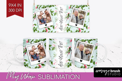 Spring Photo Mug Wrap PNG - Flowers Picture Frame Mug Product Image 1