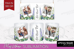 Wildflowers Photo Mug Wrap PNG - Summer Flowers Picture Mug Product Image 1