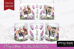 Wildflowers Photo Mug Wrap PNG - Summer Flowers Picture Mug Product Image 1