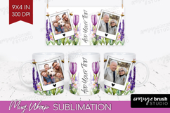 Wildflowers Photo Mug Wrap PNG - Summer Flowers Picture Mug Product Image 1