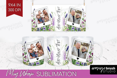Wildflowers Photo Mug Wrap PNG - Summer Flowers Picture Mug Product Image 1