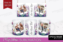 Wildflowers Photo Mug Wrap PNG - Summer Flowers Picture Mug Product Image 1