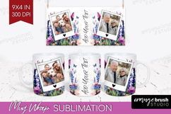 Wildflowers Photo Mug Wrap PNG - Summer Flowers Picture Mug Product Image 1