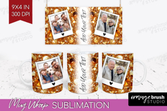 Gem Texture Photo Mug Wrap PNG - Gemstone Picture Frame Mug Product Image 1