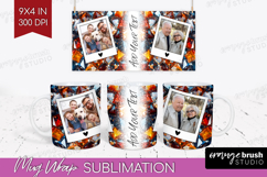 Gem Texture Photo Mug Wrap PNG - Gemstone Picture Frame Mug Product Image 1