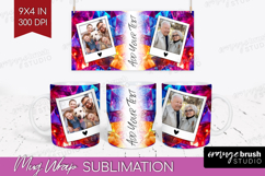 Gem Texture Photo Mug Wrap PNG - Gemstone Picture Frame Mug Product Image 1