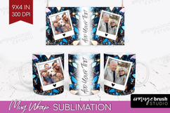 Gem Texture Photo Mug Wrap PNG - Gemstone Picture Frame Mug Product Image 1