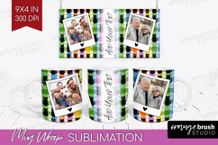 Halloween Photo Mug Wrap PNG - Spooky Picture Frame Mug Product Image 1