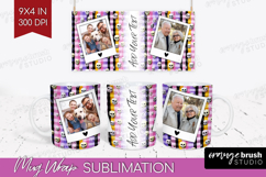 Halloween Photo Mug Wrap PNG - Spooky Picture Frame Mug Product Image 1