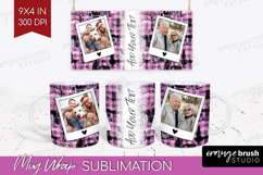 Halloween Photo Mug Wrap PNG - Spooky Picture Frame Mug Product Image 1