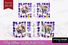 Halloween Photo Mug Wrap PNG - Spooky Picture Frame Mug Product Image 1