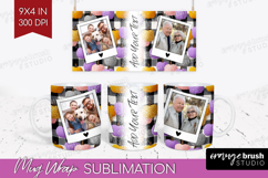 Halloween Photo Mug Wrap PNG - Spooky Picture Frame Mug Product Image 1