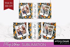 Leopard Print Photo Mug Wrap PNG - Animal Pattern Picture Product Image 1