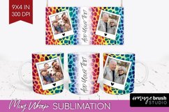 Leopard Print Photo Mug Wrap PNG - Animal Pattern Picture Product Image 1