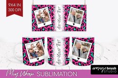 Leopard Print Photo Mug Wrap PNG - Animal Pattern Picture Product Image 1