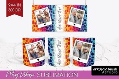 Leopard Print Photo Mug Wrap PNG - Animal Pattern Picture Product Image 1